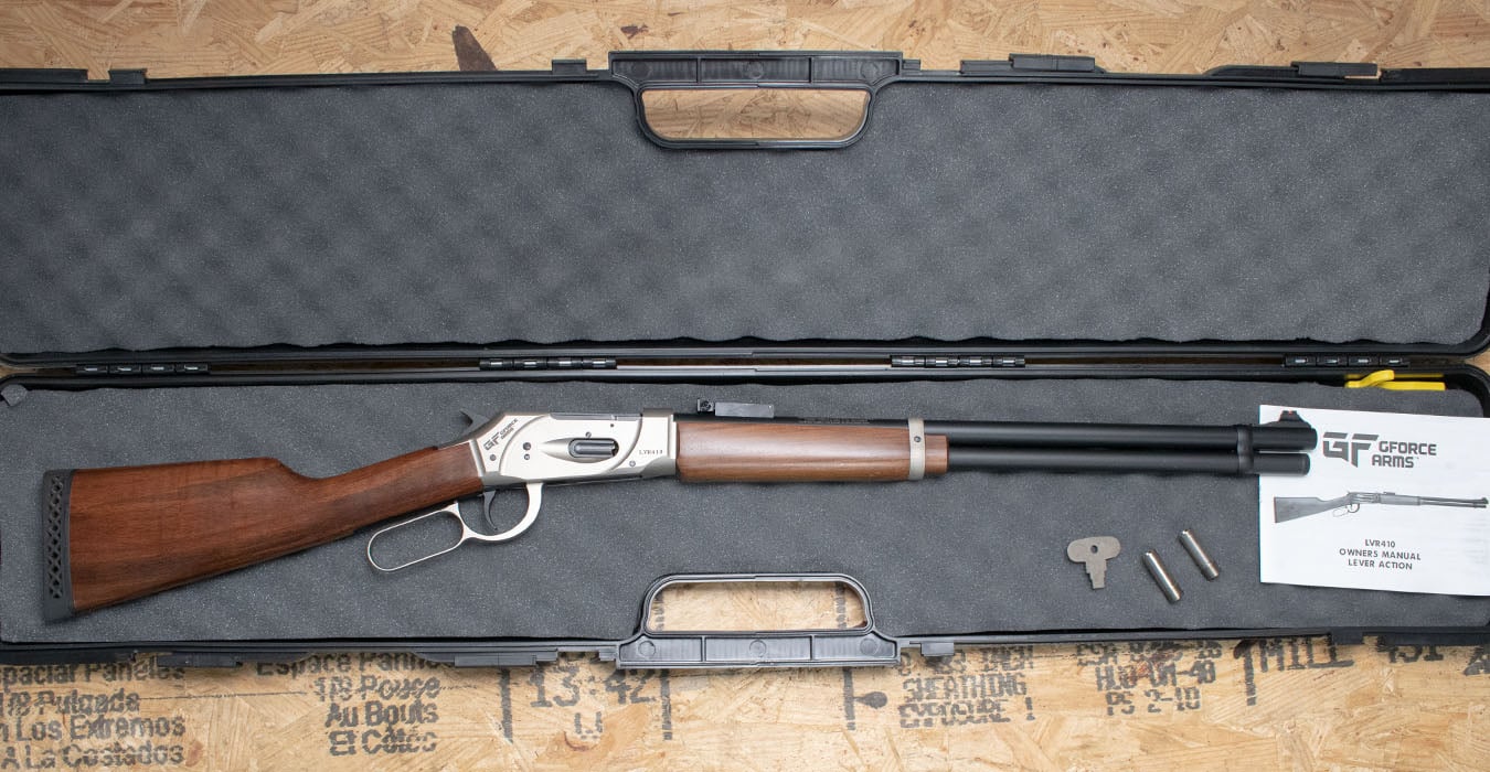 GForce LVR410 410-Bore Used Trade-In Lever-Action Shotgun with Case 1 1