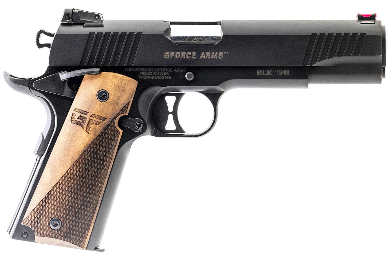 GForce Chronicle 1911 9mm Luger Pistol with Walnut Grips 1 3 1