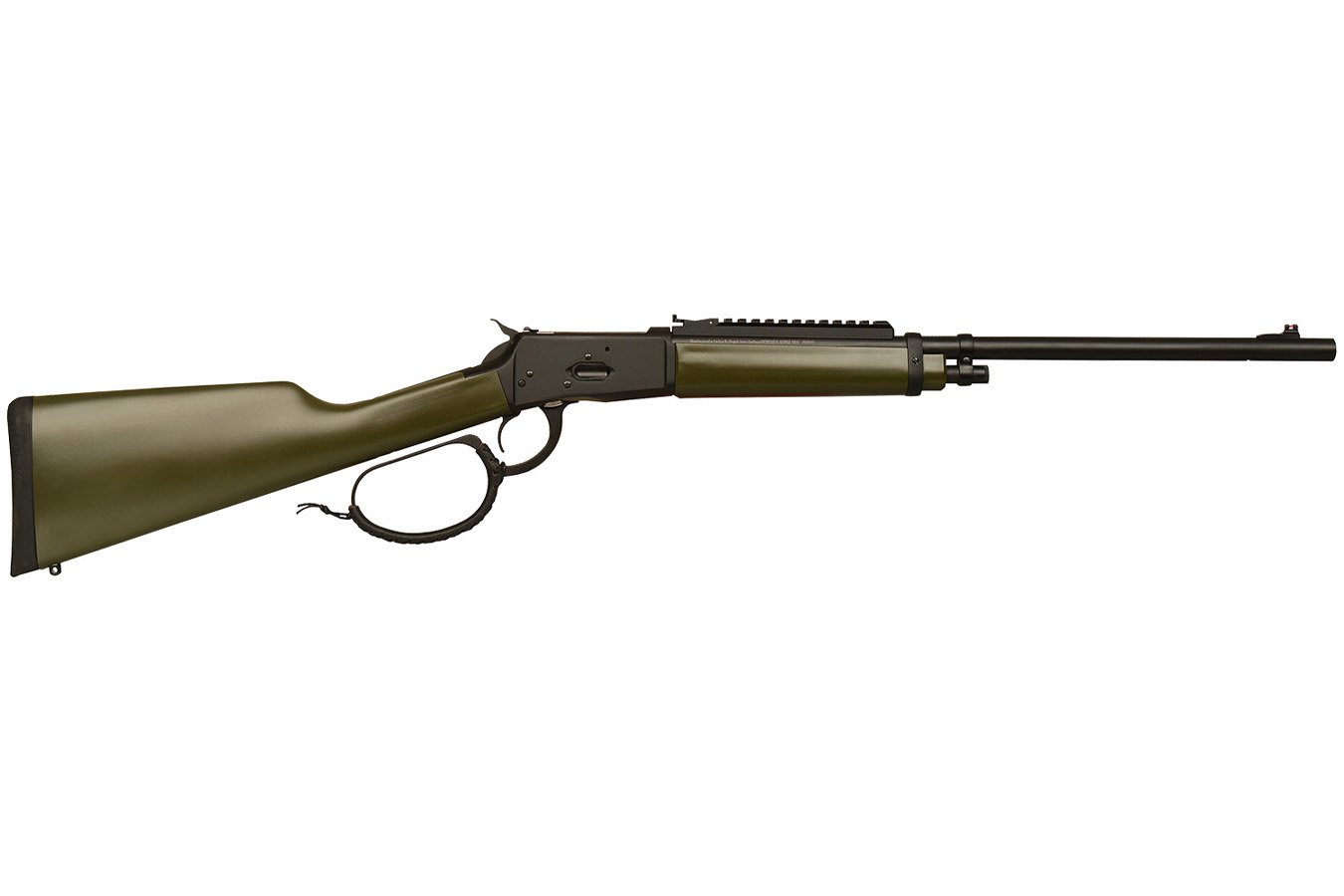 GForce Saddlehorn 357 Mag Lever Action Rifle with Green Synthetic Stock 1 A4